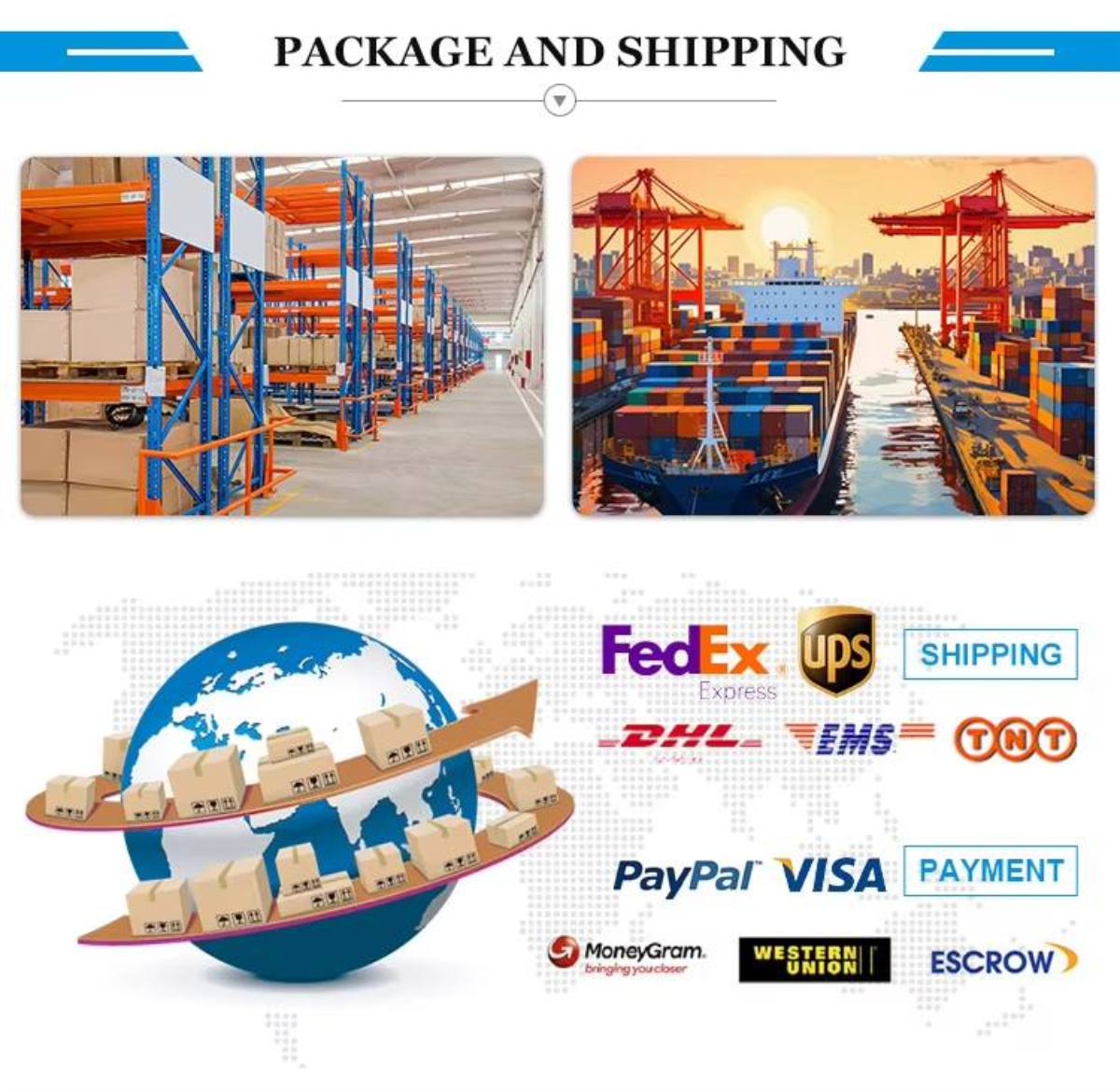 PACKAGE AND SHIPPING